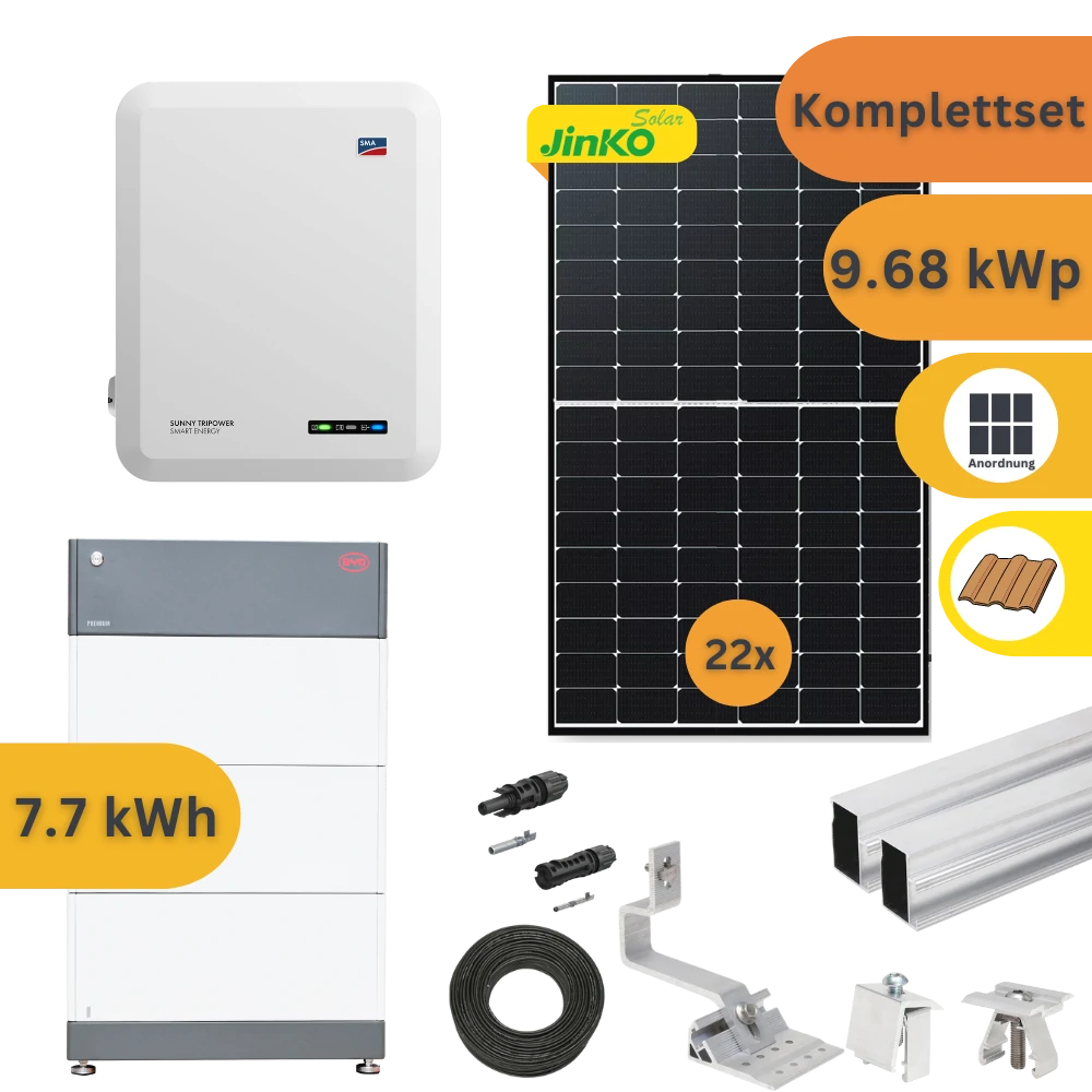Photovoltaik Komplettanlage 10 Kwp Mit Speicher Kaufen 🌞 Solaranlage mit Speicher 10 kWp | Komplettset Photovoltaik